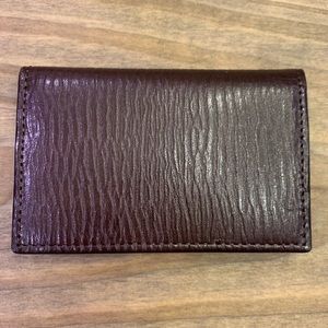 Bosca Genuine Leather Calling Card Case